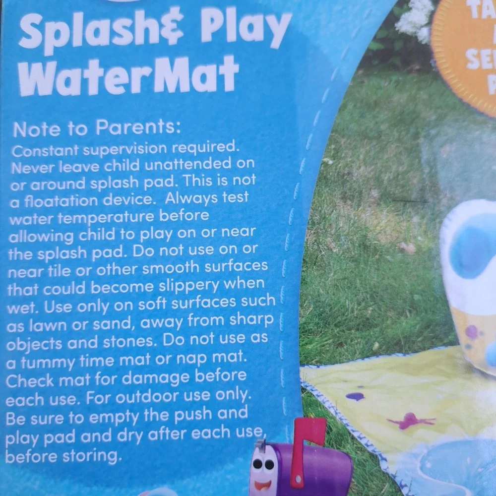 Little Kids Nickelodeon Blue's Clues‎ & You Splash & Play Water Mat 18+ Months